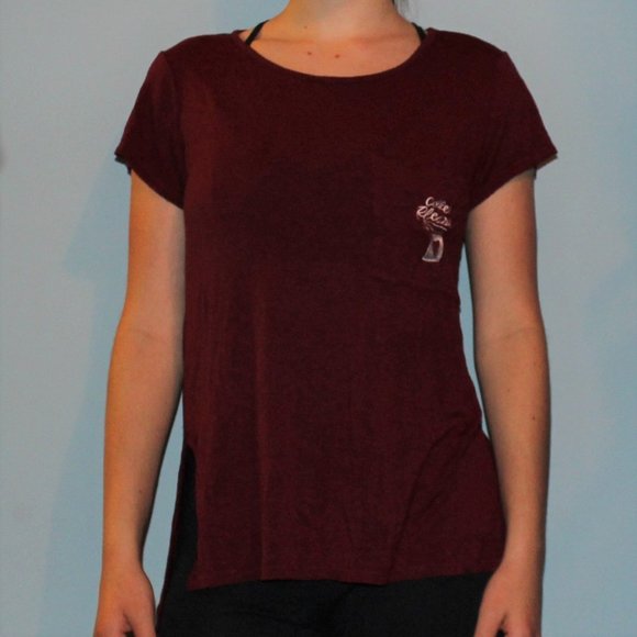 Maroon Graphic T-Shirt - Picture 1 of 5